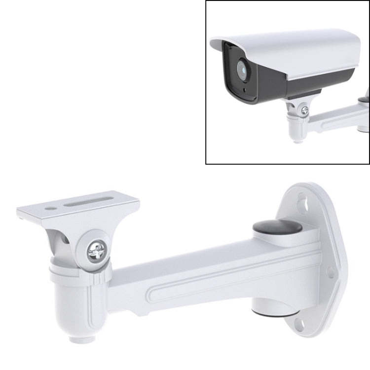 Soporte de montaje en pared CCTV, soporte plateado metálico de aluminio para interior y exterior, accesorios de soporte para cámara IP
