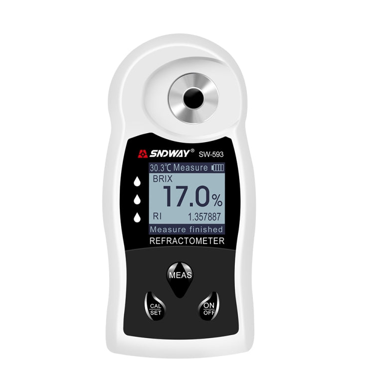 SNDWAY SW-593 refractómetro Digital medidor de azúcar Brix recargable vino cerveza Alcohol bebida fruta medidor de concentración de azúcar