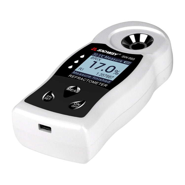 SNDWAY SW-593 refractómetro Digital medidor de azúcar Brix recargable vino cerveza Alcohol bebida fruta medidor de concentración de azúcar