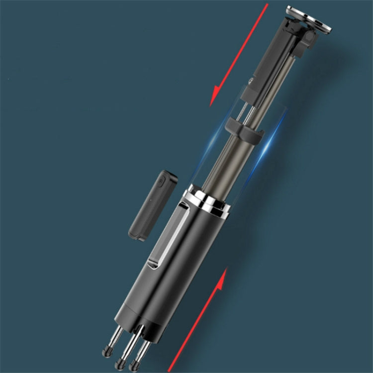 Soporte telescópico oculto Bluetooth inalámbrico de mano One Bluetooth Selfie Stick