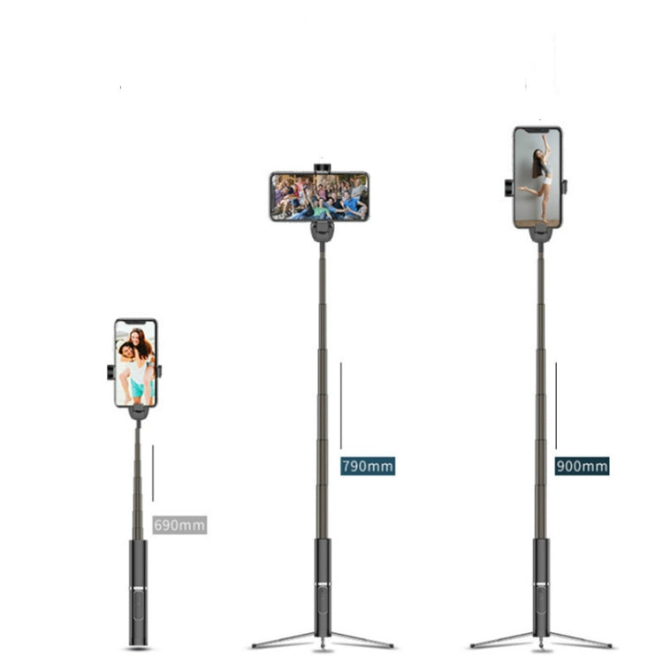 Soporte telescópico oculto Bluetooth inalámbrico de mano One Bluetooth Selfie Stick