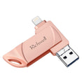 Richwell DXZ66 Disco flash USB 16G 3 en 1 Micro USB + 8 pines + USB 3.0 Compatible con iPhone e IOS