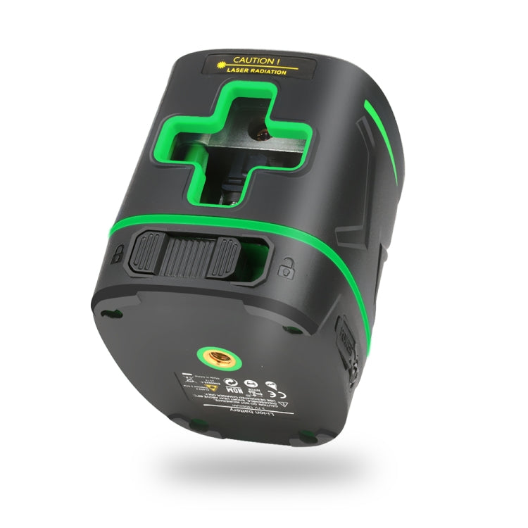 SNDWAY SW-331G Nivel láser 2 líneas 360 grados batería recargable Rayo verde nivel autonivelante láser 3D giratorio Vertical Horizontal