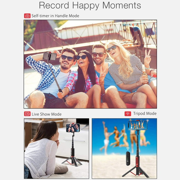 Soporte para teléfono móvil con control remoto portátil Selfie Stick M18