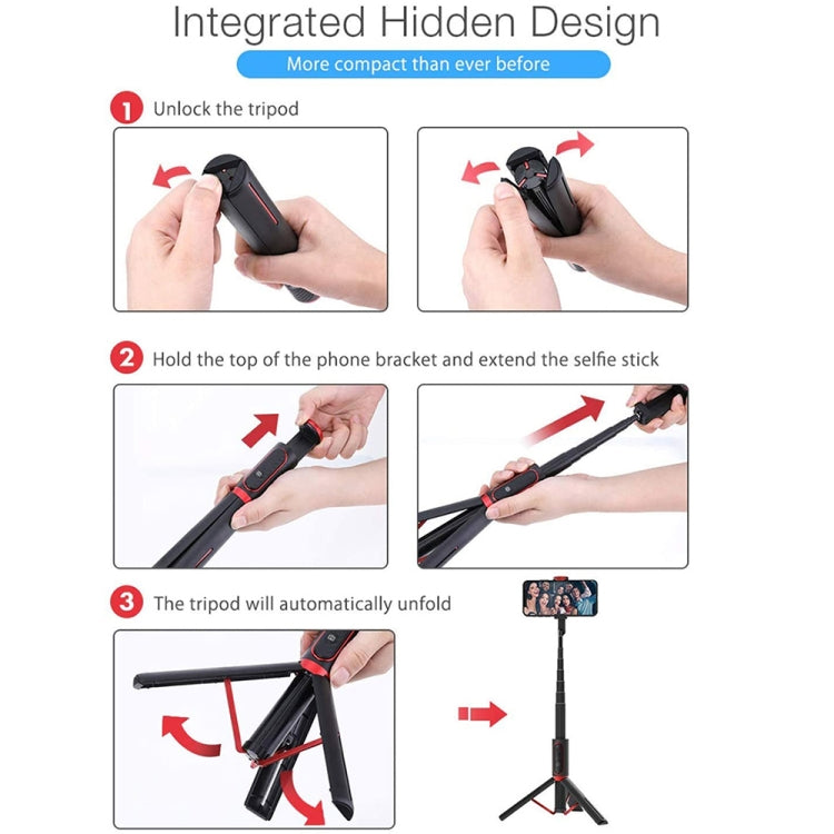 Soporte para teléfono móvil con control remoto portátil Selfie Stick M18