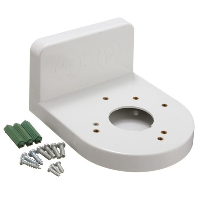 Soporte de pared de ángulo recto de plástico tipo L de 3,5 pulgadas para cámara de seguridad IP domo CCTV