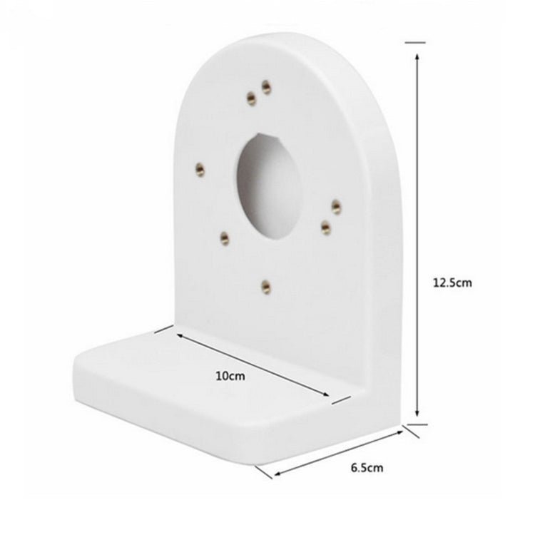 Soporte de pared de ángulo recto de plástico tipo L de 3,5 pulgadas para cámara de seguridad IP domo CCTV
