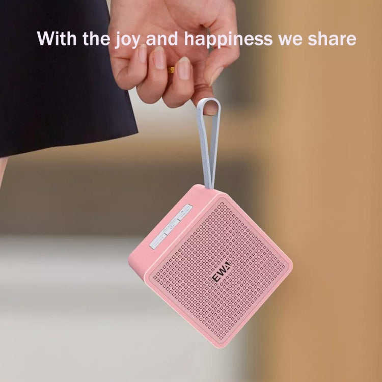 EWA A105 Altavoz Bluetooth de alta fidelidad, bajo de alta potencia de tamaño pequeño, soporte de tecnología Bluetooth TWS TF