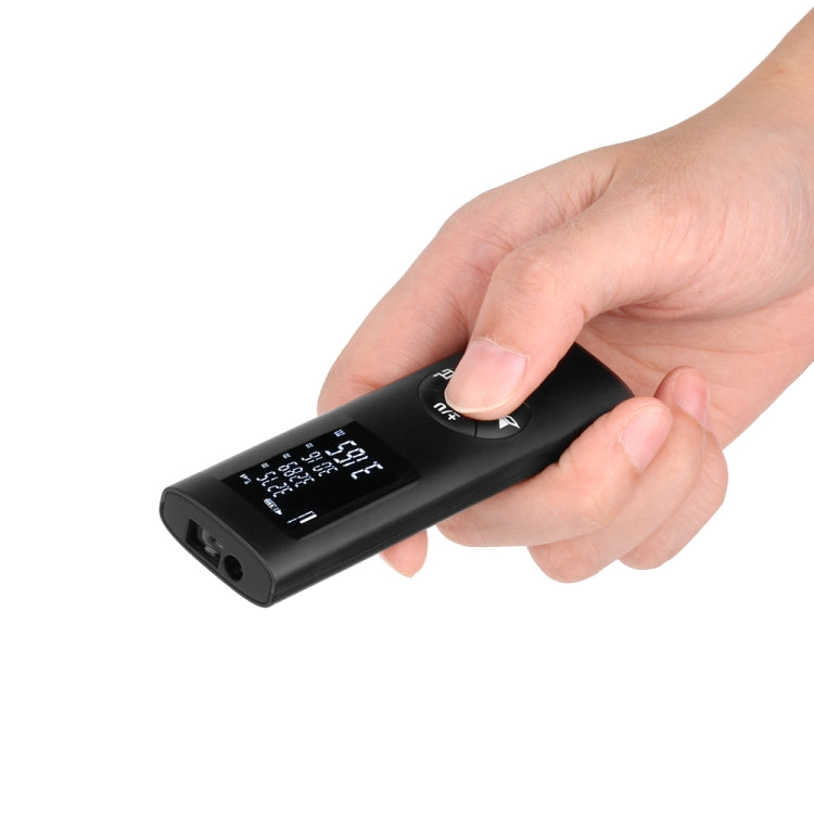 Mini medidor de distancia láser JQ-40, telémetro láser portátil Digital recargable de 40m, telémetro láser portátil, medida de construcción, 40m