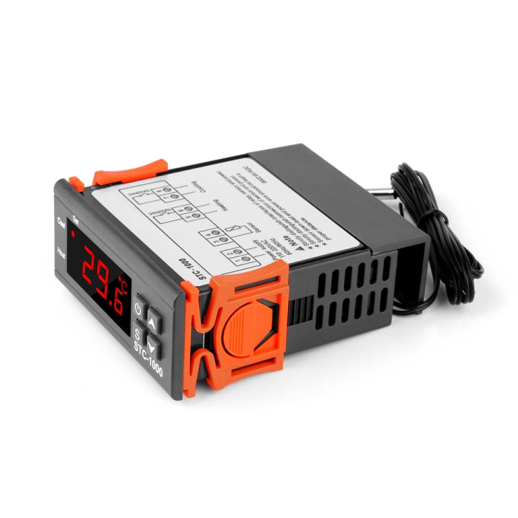Controlador de temperatura Digital STC-1000 de 24V, termostato regulador de temperatura LED para relé de incubadora, calefacción y refrigeración de 10A, 24V