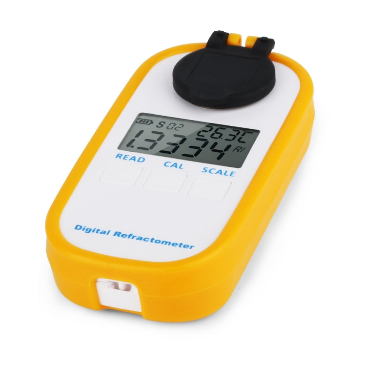 Refractómetro Digital DR103 con pantalla LCD, medidor de azúcar y zumo de fruta Brxi, refractómetro para dextrano, fructosa, glucosa, lactosa, maltosa, DR103