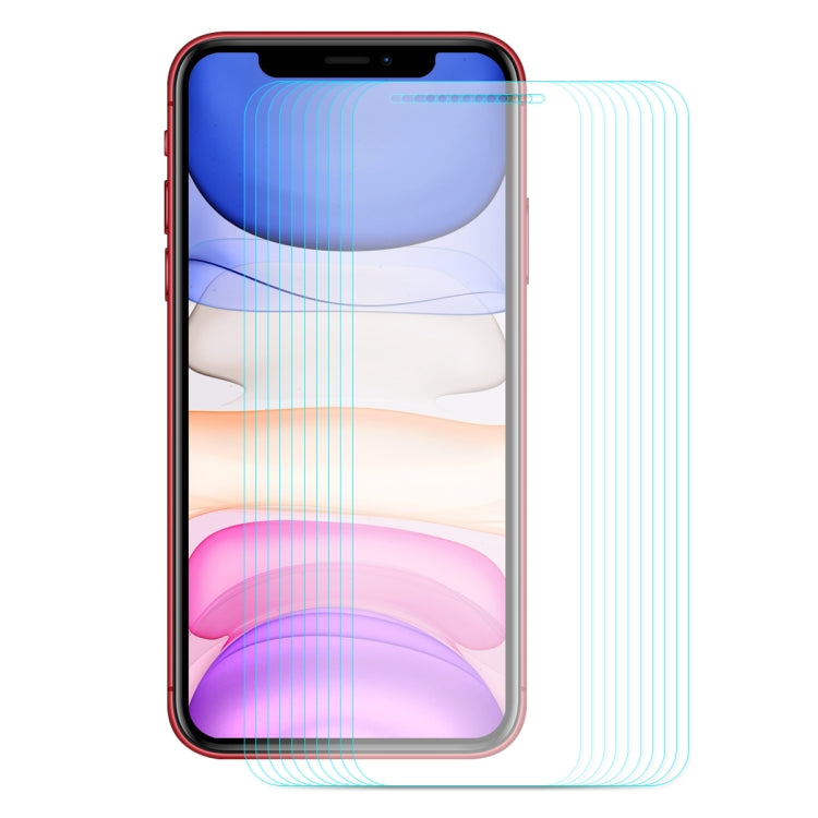 10 PCS ENKAY Hat-prince 0.26mm 9H 2.5D Película de vidrio templado de borde curvo, For iPhone 11 / iPhone XR, For iPhone 11 Pro, For iPhone 11 Pro Max
