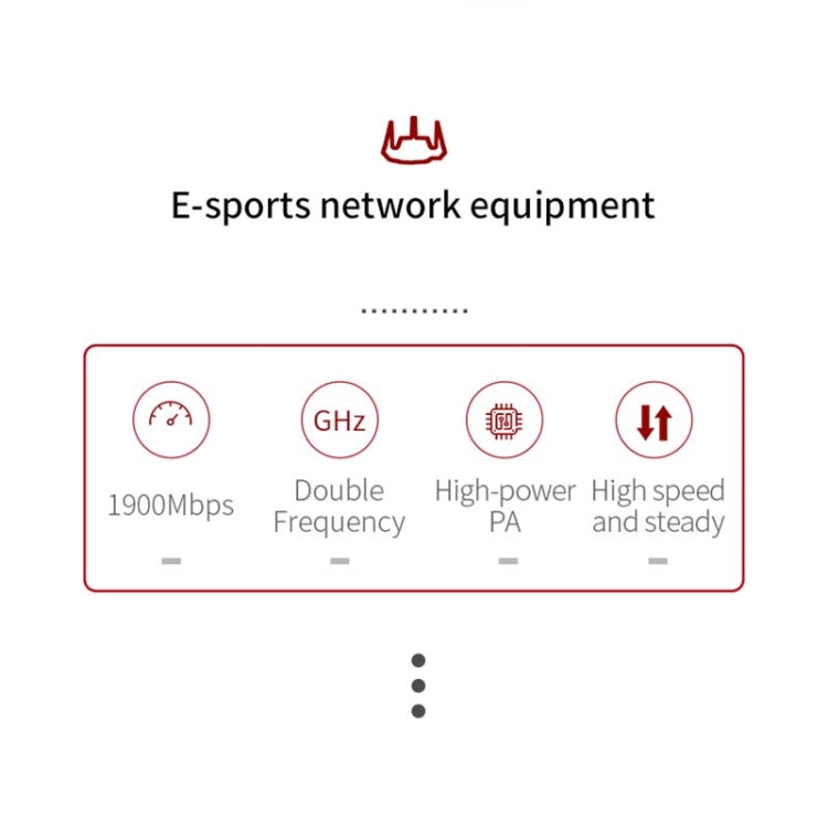 Comfast CF-958AC adaptador Wifi PA de alta potencia 1900Mbps tarjeta de red Gigabit e-sports 2,4 Ghz + 5,8 Ghz USB 3,0 PC receptor Dongle Lan