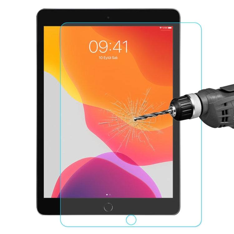 Para iPad 10.2 (2019) ENKAY Hat-Prince 0,33 mm 9H Dureza superficial 2.5D Película de vidrio templado a prueba de explosiones