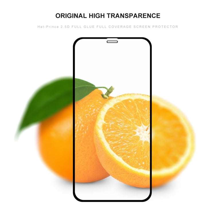 2 uds ENKAY Hat-prince pegamento completo 0,26mm 9H 2.5D película de cobertura completa de vidrio templado, For iPhone 11 / iPhone XR, For iPhone 11 Pro / XS / X, For iPhone 11 Pro Max / XS Max