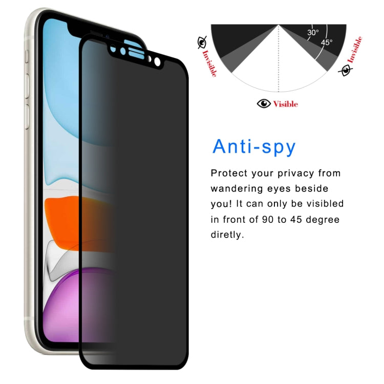 ENKAY Hat-Prince 0.26mm 9H 2.5D Privacidad Antideslumbrante Película de vidrio templado de pantalla completa, For iPhone 11 / iPhone XR, For iPhone 11 Pro / XS / X, For iPhone 11 Pro Max / XS Max