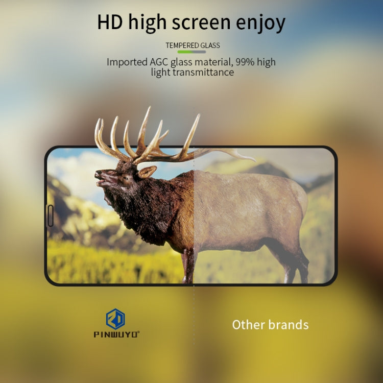 Para iPhone 11 Pro Max 6.5寸 PINWUYO 9H 2.5D Película de vidrio templado de pantalla completa, For iPhone 11 Pro Max