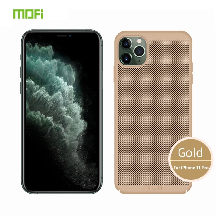 Estuche protector todo incluido ultrafino para PC transpirable MOFI, For iPhone 11 Pro, For iPhone 11 Pro Max, For iPhone 11