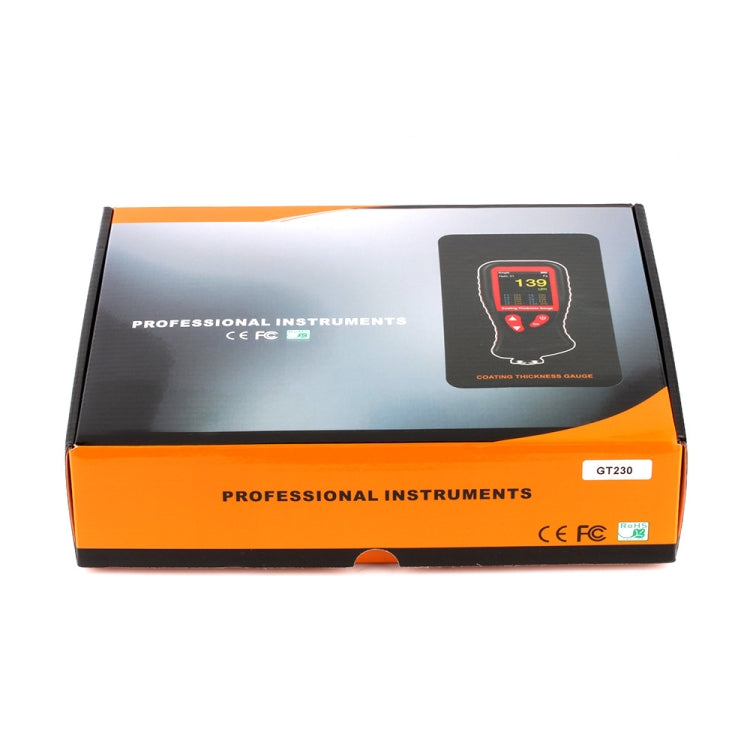 Medidores de espesor GT230, medidor de espesor de capa de pintura, película de coche, medidor de espesor Digital, medidor de espesor recargable, GT230