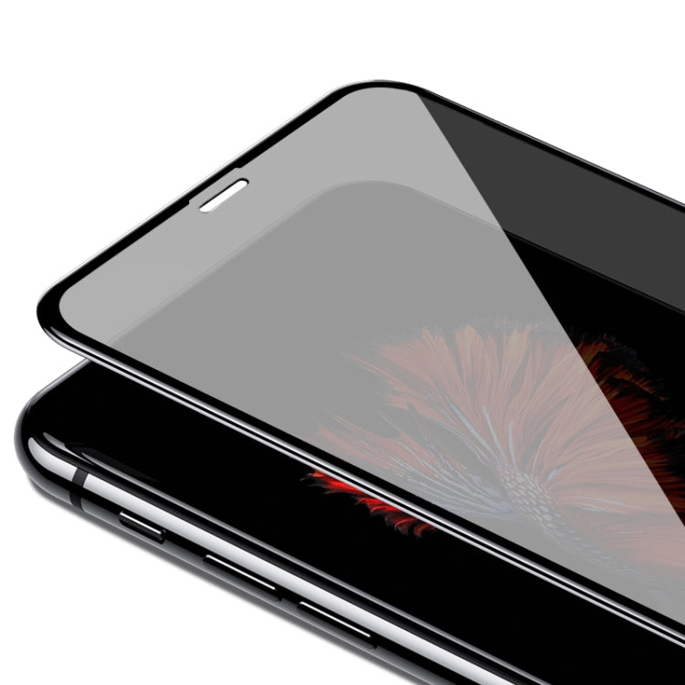 Para iPhone 11 Pro Max / XS Max mocolo 0,33 mm 9H 3D Película de vidrio templado antideslumbrante de privacidad con borde redondo