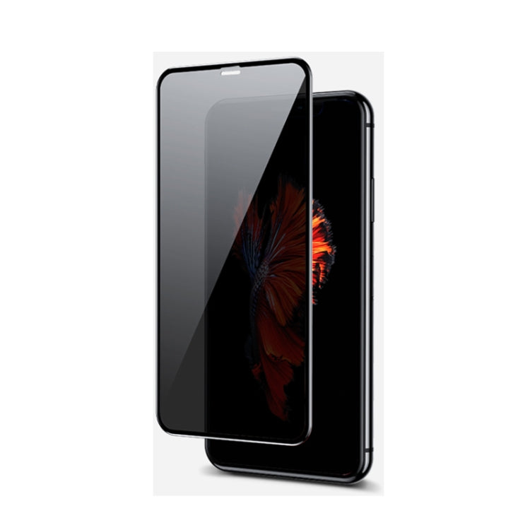 Para iPhone 11 Pro Max / XS Max mocolo 0,33 mm 9H 3D Película de vidrio templado antideslumbrante de privacidad con borde redondo