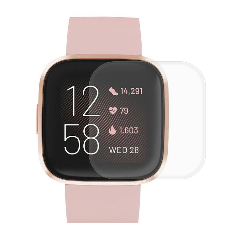 Para Fitbit Versa 2 2 PCS ENKAY Hat-Prince Protector de cobertura total de pantalla de película de TPU suave