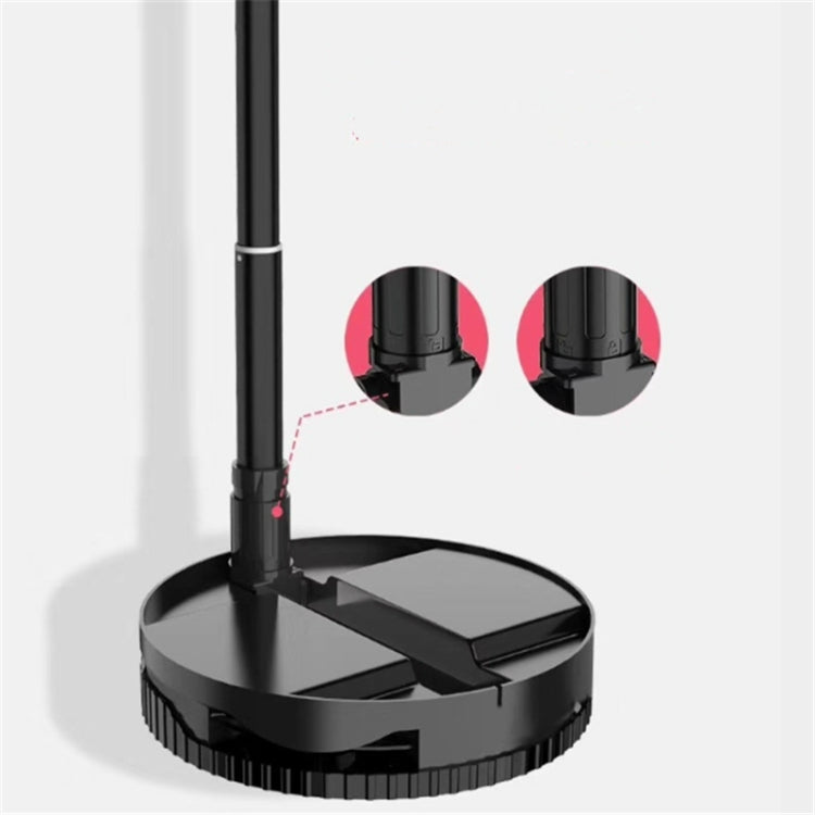 Luz de relleno profesional de nivel de estudio plegable portátil Soporte para teléfono móvil Anillo de luz LED