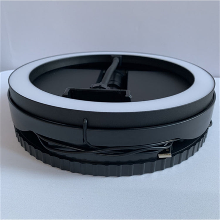 Luz de relleno profesional de nivel de estudio plegable portátil Soporte para teléfono móvil Anillo de luz LED