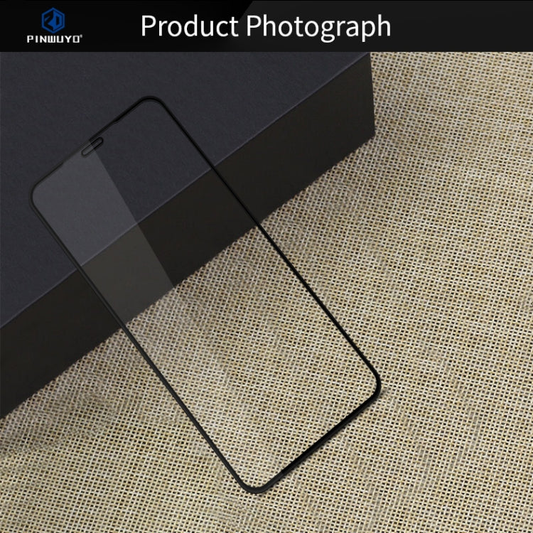 Película de vidrio templado curvo 3D PINWUYO 9H, For iPhone 11 Pro, For iPhone 11 Pro Max, For iPhone 11