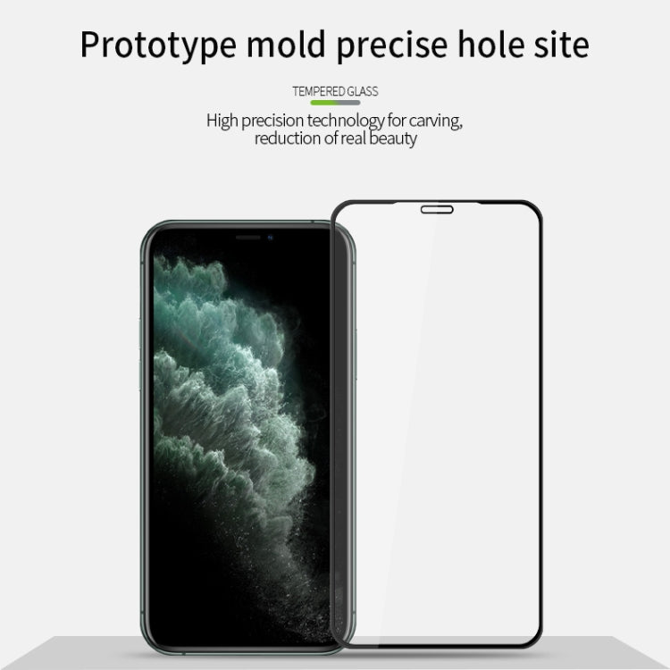 Película de vidrio templado curvo 3D PINWUYO 9H, For iPhone 11 Pro, For iPhone 11 Pro Max, For iPhone 11
