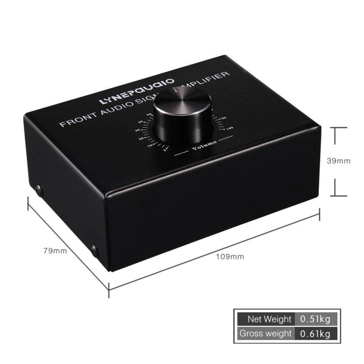 B015 Amplificador de señal estéreo frontal Amplificador de auriculares Amplificador de altavoz Auriculares Fuente de audio dual, B015