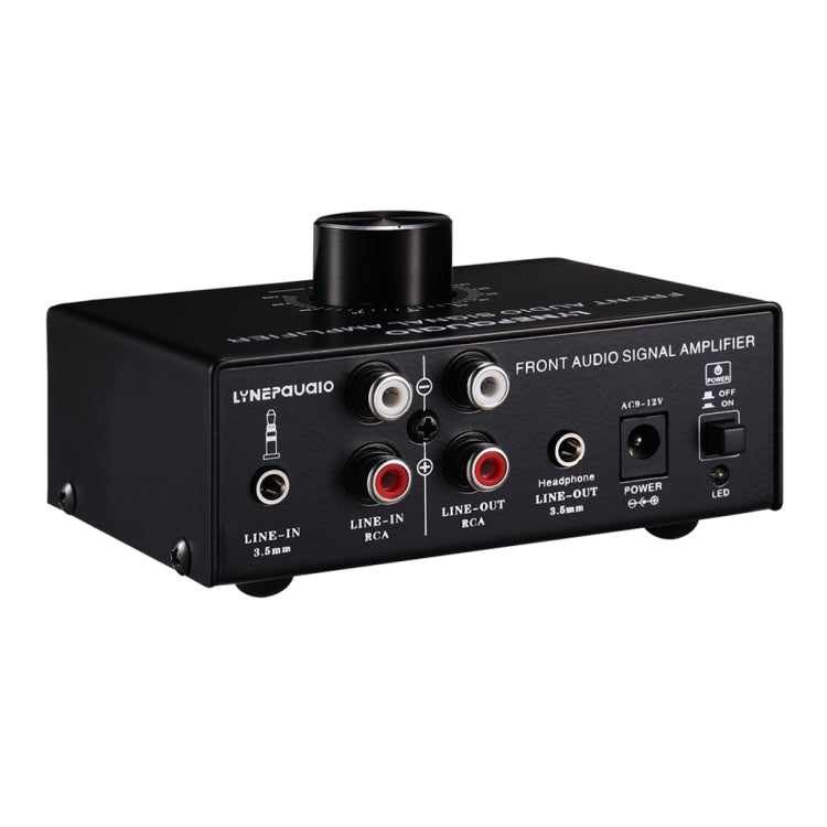 B015 Amplificador de señal estéreo frontal Amplificador de auriculares Amplificador de altavoz Auriculares Fuente de audio dual, B015
