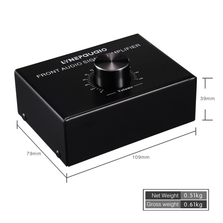 B015 Amplificador de señal estéreo frontal Amplificador de auriculares Amplificador de altavoz Auriculares Fuente de audio dual, B015