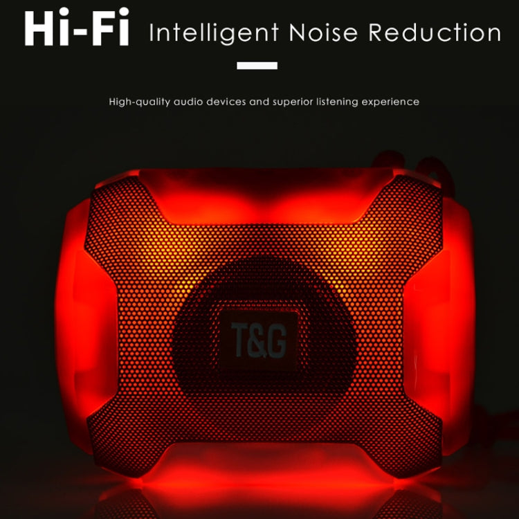 T&G TG162 LED Estéreo Portátil Bluetooth Altavoz Mini Altavoz Inalámbrico Subwoofer
