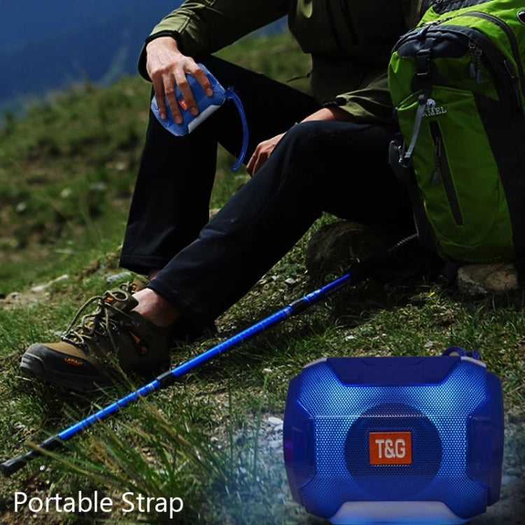 T&G TG162 LED Estéreo Portátil Bluetooth Altavoz Mini Altavoz Inalámbrico Subwoofer