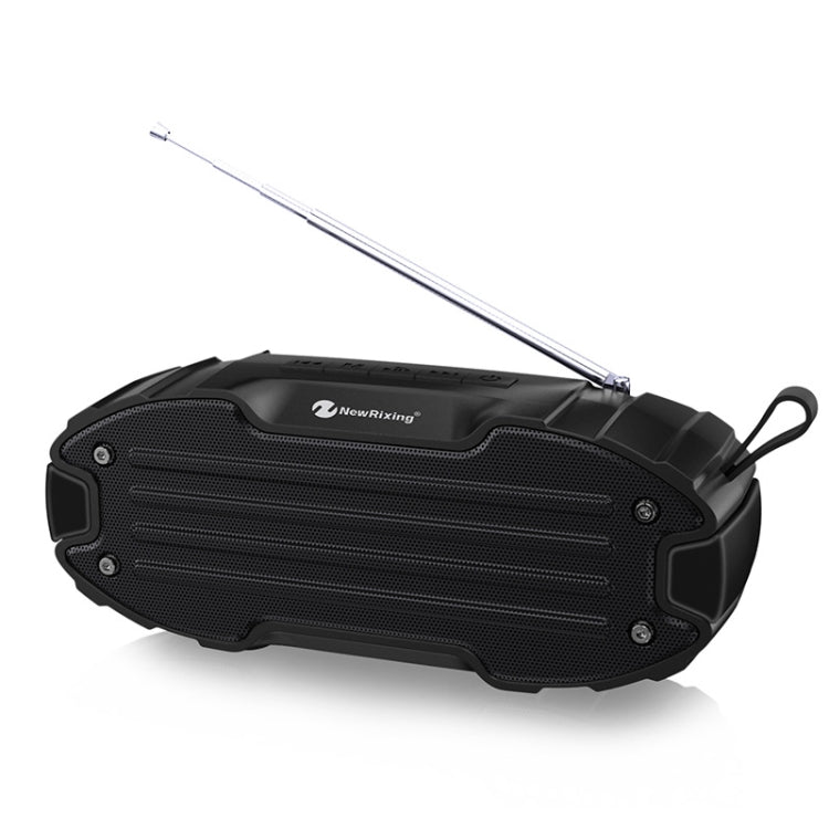 Nuevo Rixing NR907 Altavoz Bluetooth con barra de sonido envolvente estéreo portátil con micrófono, compatible con tarjeta TF FM