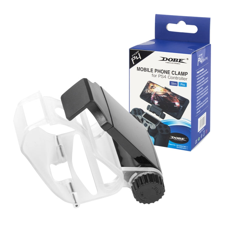 Soporte ajustable de abrazadera para teléfono móvil DOBE para controlador PS4/Slim/Pro, TP4-016B