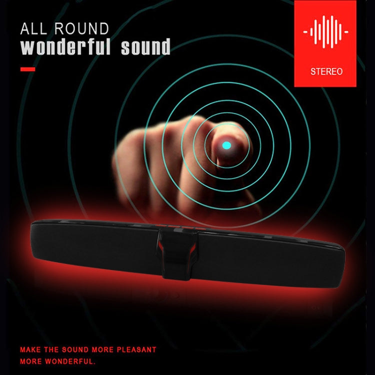 Nuevo Rixing NR7017 TWS Portable 10W Stereo Surround Soundbar Altavoz Bluetooth con micrófono