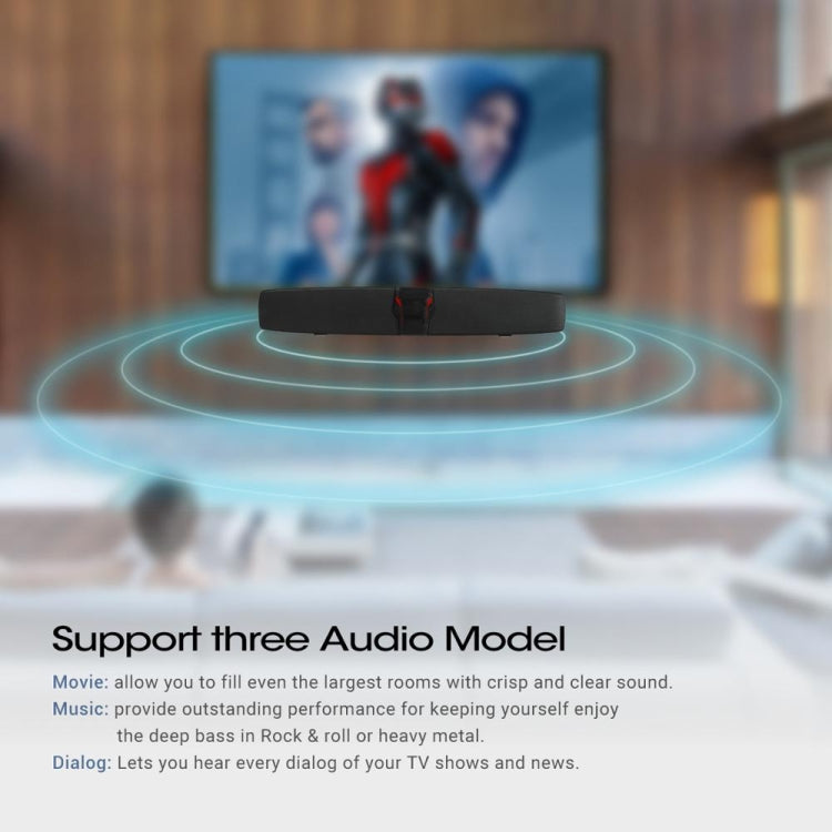 Nuevo Rixing NR7017 TWS Portable 10W Stereo Surround Soundbar Altavoz Bluetooth con micrófono