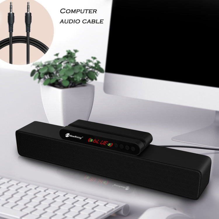 Newrixing NR5017 LED Bluetooth Altavoz portátil TWS Conexión Altavoz Sistema de sonido 10W Altavoz envolvente estéreo