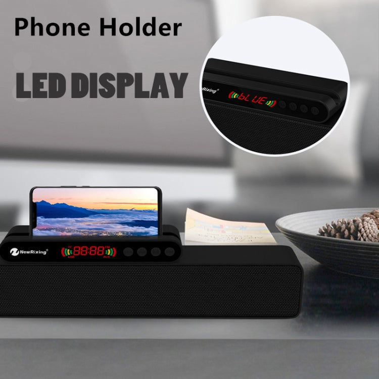 Newrixing NR5017 LED Bluetooth Altavoz portátil TWS Conexión Altavoz Sistema de sonido 10W Altavoz envolvente estéreo
