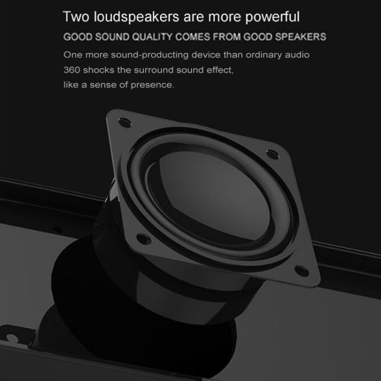 Newrixing NR5017 LED Bluetooth Altavoz portátil TWS Conexión Altavoz Sistema de sonido 10W Altavoz envolvente estéreo