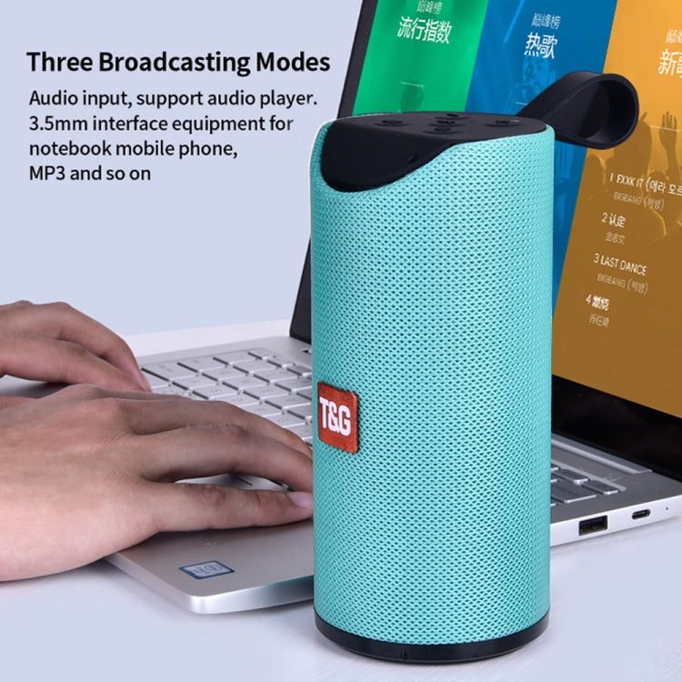 TG113 Altavoces Bluetooth portátiles Altavoz estéreo impermeable para exteriores MP3 Bass Sound Box con radio FM