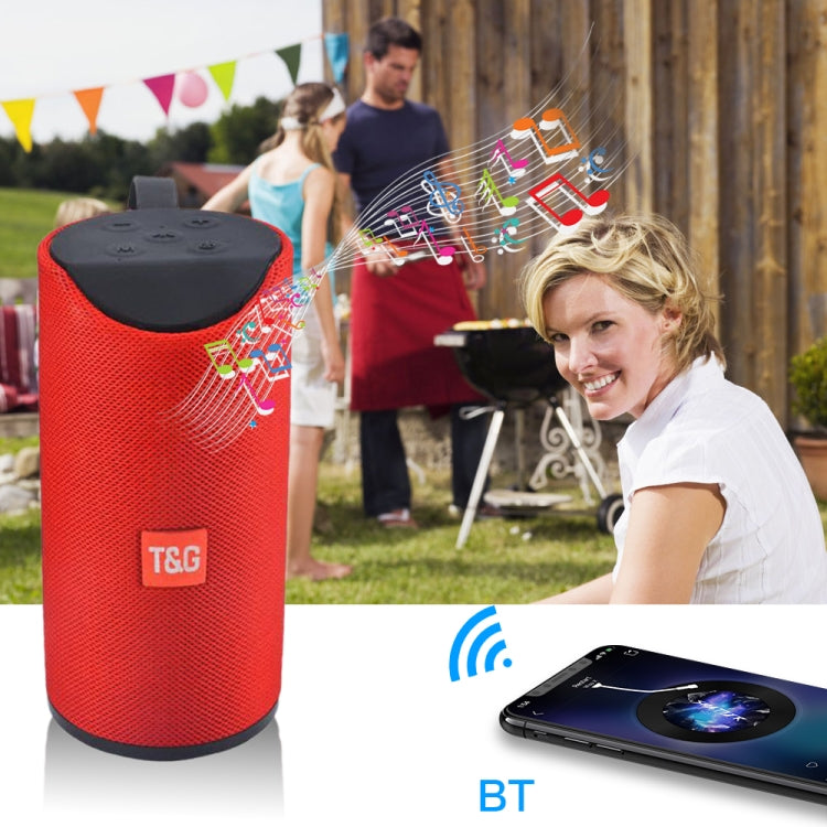 TG113 Altavoces Bluetooth portátiles Altavoz estéreo impermeable para exteriores MP3 Bass Sound Box con radio FM