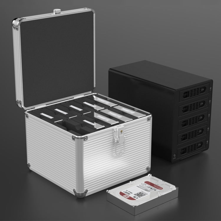 ORICO BSC35-10 Caja protectora de disco duro de aleación de aluminio de 2,5/3,5 pulgadas