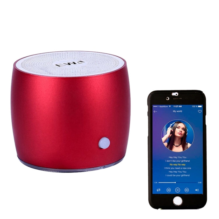 EWA A103 Altavoz portátil con Bluetooth Inalámbrico Heavy Bass Bomm Box Subwoofer Llamada de teléfono Sonido envolvente Altavoz de ducha Bluetooth