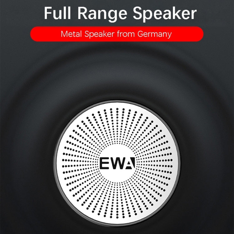 EWA A103 Altavoz portátil con Bluetooth Inalámbrico Heavy Bass Bomm Box Subwoofer Llamada de teléfono Sonido envolvente Altavoz de ducha Bluetooth