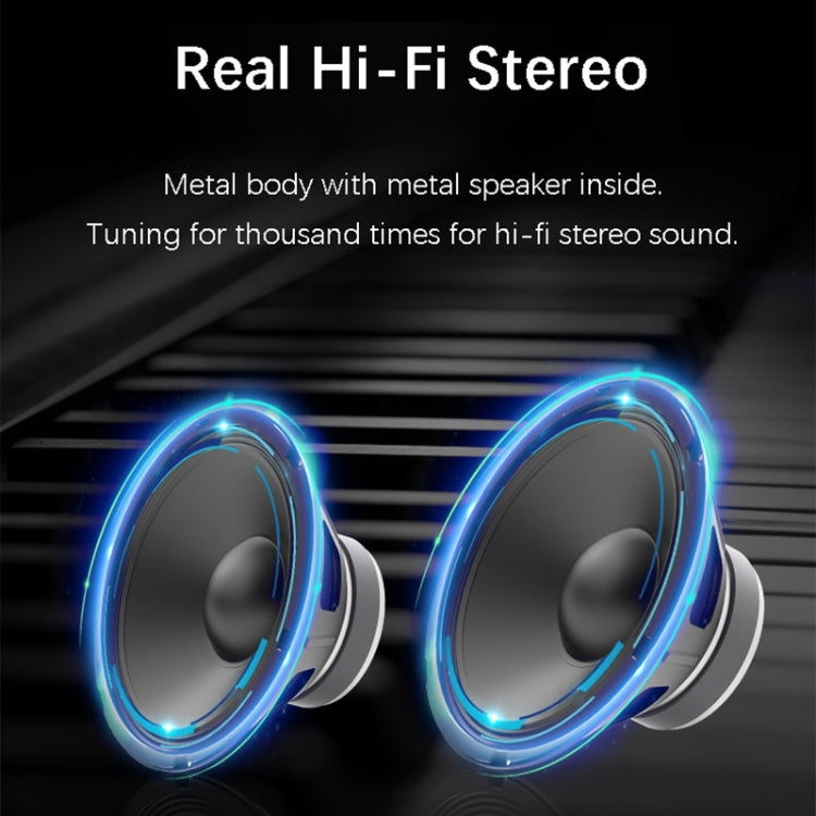 EWA A103 Altavoz portátil con Bluetooth Inalámbrico Heavy Bass Bomm Box Subwoofer Llamada de teléfono Sonido envolvente Altavoz de ducha Bluetooth