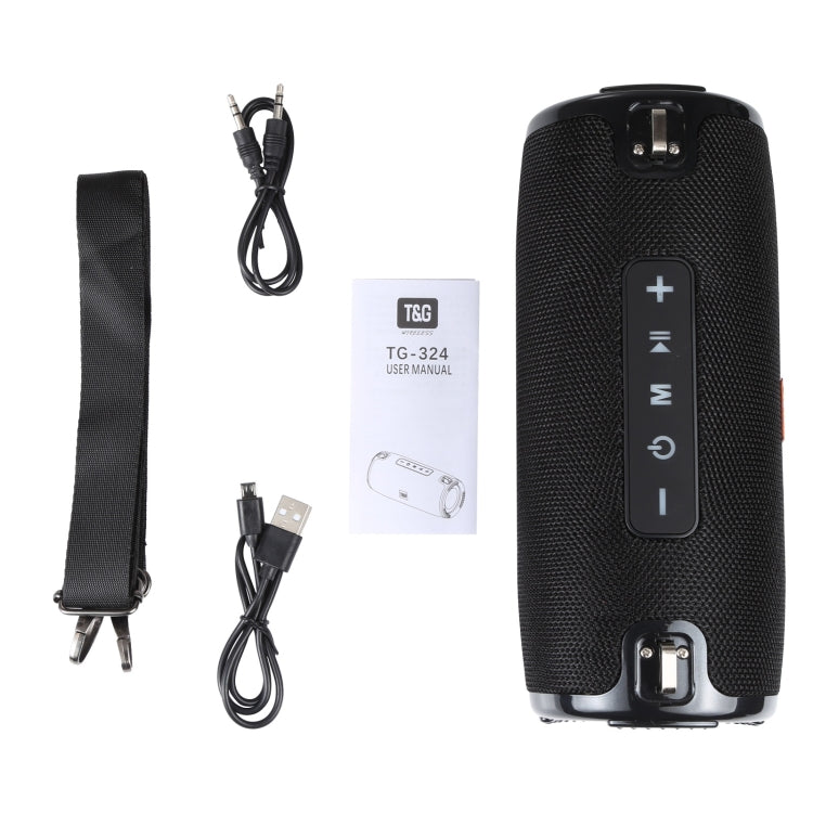 T & G TG125 Altavoz de columna portátil 20W Altavoz Bluetooth Reproductor de música Caja de altavoces con Radio FM Aux TF Subwoofer Altavoz de graves