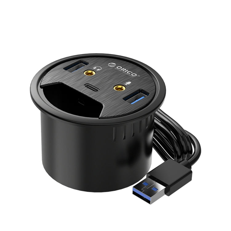 ORICO DESK-2U1C HUB multifunción con ojal de alimentación de escritorio